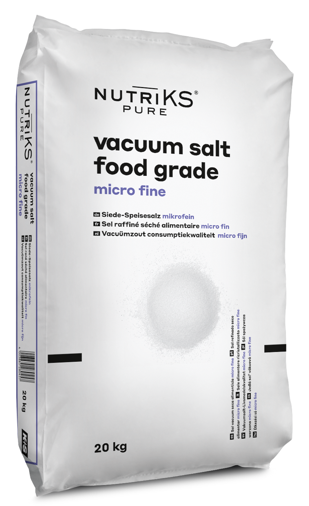 NutriKS Pure microfein Packshot 20kg Sack